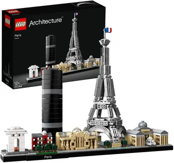 

LEGO Architecture Skyline Collection Paris Skyline Building Kit With Eiffel Tower Model and Paris City Architecture (649 Pieces)
