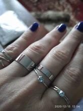 Conjunto de anillos minimalistas de plata y oro para mujer, sortija de nudillo con cristal geométrico Punk, joyería para dedos 2019