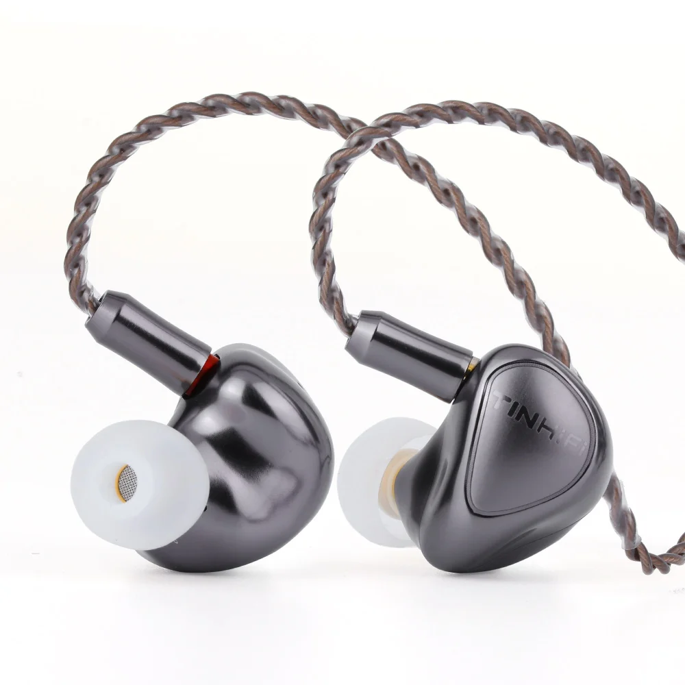 

Tinhifi T5 In Ear Earphones 10mm DOC Driver Bass Metal IEM HIFI Music Monitor Headphone With 2PIN 0.78MM Cable