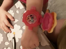 Minnie de Disney-relojes de proyección 3D para niños, figuras de anime de dibujos animados, con tapa, regalo para niñas