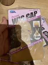 Peluca elástica Universal para hombre y mujer, gorro con forro, accesorio de peluca, 2/12 Uds.