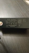 Divisor PoE de 48V a 12V, conectores POE, divisor, IEEE802.3af extensor de inyector/at 10/100M para divisores Hikvision POE
