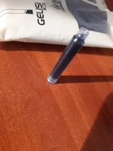 Pluma estilográfica desechable de 3,4mm de diámetro, recargas de cartuchos de tinta, botella/juego de bolsas, azul/negro/rojo, suministros de papelería de oficina, 50 Uds.