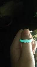 Anillos luminosos de acero inoxidable para hombre y mujer, joyería brillante en la oscuridad, Color azul, rosa y verde, ZL-001