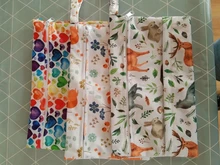 1 bolsa de cubo colgante grande para pañales de tela, insertos de pañal, lavandería con dos cremalleras reutilizables