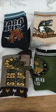 Dinosaur-Pattern Toddler Socks Spring Cartoon Cotton Fashion Children 3-10-Years Boys