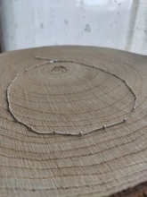 Gargantilla de Plata de Ley 925 para mujer, cadena de oro con colgante de cuentas, collar de cadena al por mayor de color dorado, rosa y plateado