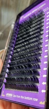 LAKANAKU 16 filas clásico pestañas individuales de seda extensiones de pestañas de vizón extensión volumen 8-18MM maquillaje profesional de pestañas