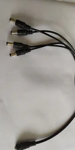 12V divisor de energía DC Plug 1 hembra a 2 3 4 5 6 8 hombre Cable CCTV cámara CCTV accesorios Cable adaptador de fuente de alimentación * 2,1*5,5mm