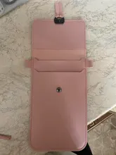 Cartera de bolsillo para exteriores para mujer, bolso cruzado decorativo con forma de corazón, pantalla táctil para teléfono móvil