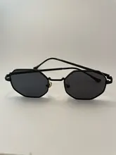 Sunglasses Vintage Retro Women Goggles Frame Lens Driver's Polygon Round Small Luxury