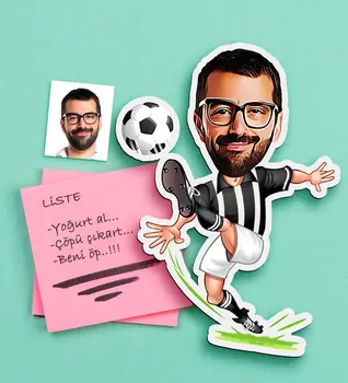 Personalized Mr Black White Football Player Caricature Of Wooden Magnet Funny Fun Special Design Reliable Quality gift
Personalized Mr Black White Football Player Caricature Of Wooden Magnet Funny Fun Special Design Reliable Quality gift