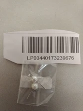 LouLeur-pendientes plata de primera ley perla blanca rosada para mujer, aretes pequeños, plata esterlina 925, concha de 6-8mm, venta al por mayor