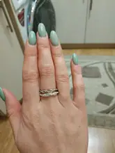 IPARAM-anillo trenzado con forma de cáñamo de cuerda para mujer, sortija, Circonia cúbica, Zirconia, circonita, zirconita, Color dorado y plateado