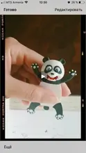 Marcapáginas con dibujos de Panda y Shiba Inu, Material de PVC, en estéreo 3D, Material escolar, Material de papelería, 1 unidad