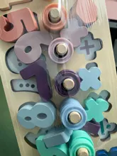 Juguetes Montessori de madera para niños, tablero educativo de ayuda para enseñanza, geometría, juego de juguetes digitales para bebés, preescolar