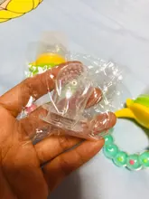 Chupete de dentición 3 en 1 para bebé, biberón para aprender a alimentar a bebé, comida fresca, fruta, leche, con mango de paja de agua potable