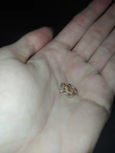 Pendiente de Clip de hoja de oro para mujer, sin Piercing, Puck Rock, Vintage, cristal, joyería