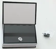 Caja de Seguridad de almacenamiento para el hogar, casillero de seguridad secreto oculto con llave, accesorio de candado, dinero en efectivo, joyería, 2019