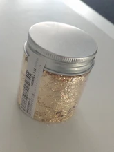 Molde artístico de resina epoxi para decoración, hoja de oro brillante de lujo, rellenos de lámina dorada, materiales dorados, joyas de decoración, herramienta de fabricación