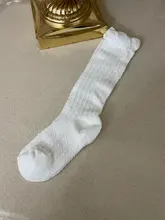 NIÑOS Calcetines bebé niña calcetines 0-24 meses bebé niño de algodón de malla transpirable calcetines recién nacido bebé hasta la rodilla calcetines de niñas bebé