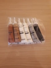 Kit de reparación de relleno de madera para el hogar, kit de reparación de suelo y muebles, retoque de arañazos, restauración de suelo, mesa, puerta, armario, superficie de madera, 12 Uds.