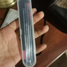 Agujas de acero inoxidable para eliminar acné, herramientas para quitar espinillas y espinillas, cuchara, agujas, limpiador de poros faciales, herramientas para el cuidado de la piel Facial, 4 Uds.