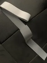 DIY 10/15/20/30 MM alta visibilidad grado coser en cinta de borde de tela reflectante para bolsa de tapa de ropa para un uso de seguridad de visibilidad