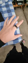 Anillo de diseño sencillo para hombre, accesorios de dedo, color morado y negro, joyería para cumpleaños