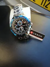 CURREN Relojes hombres superior de la marca de lujo de moda Casual reloj de hombre de acero inoxidable resistente al agua reloj pulsera reloj de cuarzo Masculino