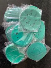 15 Uds 5 pulgadas 125MM 8 agujeros de 60 a 2000 granos de gancho y bucle de película de papel de lija de lijado disco abrasivo de pulido herramientas