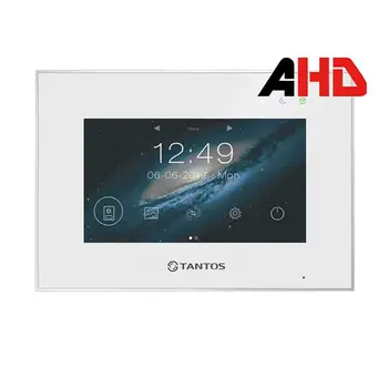 

Видеодомофон Tantos Marilyn HD. Экран 7”, AHD 1080р/720p/CVBS, microSD, детектор на 1 канал, 2 панели, 2 камеры, 6 мониторов