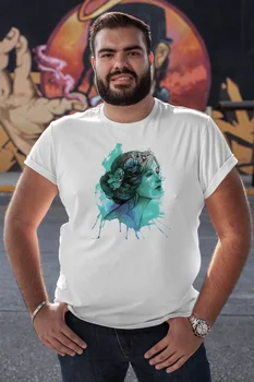 Angemiel Wear Watercolor Woman Portrait White Men 'S Cotton Big Size T-Shirt 
Angemiel Wear Watercolor Woman Portrait White Men 'S Cotton Big Size T-Shirt