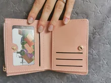 Billeteras geométricas rosas para mujer, Cartera de bolsillo, tarjetero de retales, monedero corto a la moda