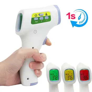 Digital Baby Thermometer Forehead Body Surface Temperature Tools Non Contact Body IR Thermometer with 3 Colors Backlight
Digital Baby Thermometer Forehead Body Surface Temperature Tools Non Contact Body IR Thermometer with 3 Colors Backlight