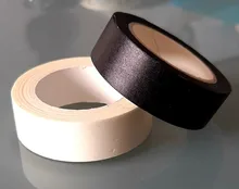 Papel decorativo básico de Blanco sólido, cinta adhesiva de escritura Washi, suministros escolares, papelería, color negro, 15mm X 10m, 1 unidad