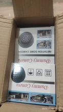 Cámara de seguridad con luz LED para interior y Vídeo de exterior, cámara de seguridad falsa con Flash rojo, para vigilancia, Compre 1 y obtenga 1 pegatina de advertencia gratis
