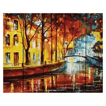 Drawing by numbers on canvas (size 40x50 cm) "reflection" factory of creativity A013
Drawing by numbers on canvas (size 40x50 cm) "reflection" factory of creativity A013