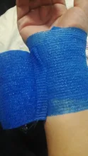 Cinta de envoltura autoadhesiva, vendaje elástico para primer tratamiento de cuidado de la salud, gasa, Protector de artrosis de rodilla y tobillo, varias tallas