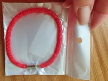 Pulseras de Moda para la muñeca cordel rojo para hombre y mujer, 1 Uds., pulsera de cuerda hecha a mano de color rojo de la suerte, joyería