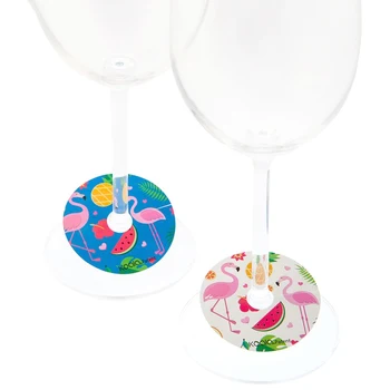 

Wineglass Identifier Koala Flamingo (6 pcs) Plastic