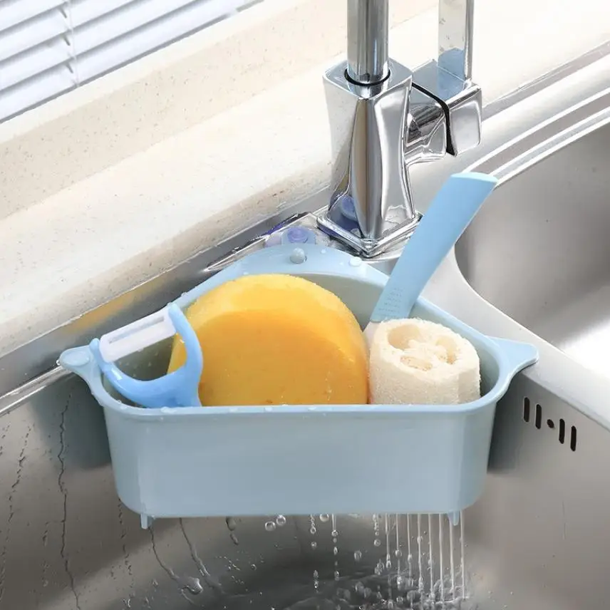 Kitchen Triangular Sink Drain Storage Basket Suction Cup Vegetable Fruite Drainer Basket Sponge Holder Storage Organizer Filter
Kitchen Triangular Sink Drain Storage Basket Suction Cup Vegetable Fruite Drainer Basket Sponge Holder Storage Organizer Filter