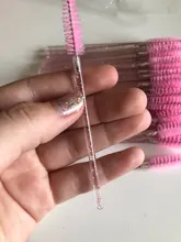 Pinceles para rímel desechables, varitas aplicadores con cepillo redondeado para maquillaje y extensiones de pestañas, pinceles cosméticos, accesorios de maquillaje