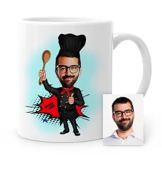 Personalized Master Chef Cartoon White Mug Cup-1
Personalized Master Chef Cartoon White Mug Cup-1