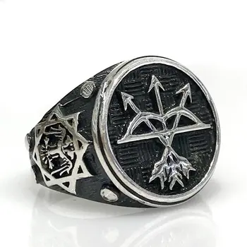 Three Turkish Lengths Silver Men 'S Ring 
Three Turkish Lengths Silver Men 'S Ring