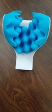 Soporte para el cuello calmante para la tensión relajante de hombros y cuello esponja azul libera tensión muscular alivia el dolor tighteness Theraputic