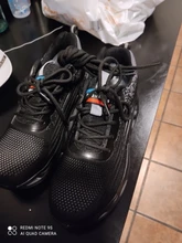 Botas de seguridad para el trabajo para hombre, zapatos ligeros de trabajo, antiperforación, con punta de acero