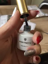 BORN PRETTY-esmalte Gel para uñas de Gel de, 6ml, Base de Gel de gelatina rosa, sin necesidad de limpiar, capa superior, barniz de Gel UV para arte de uñas blanco
