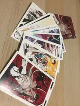 30 Uds perros callejeros Bungou cartas de Anime postal felicitación Tarjeta de mensaje regalo de Navidad juguetes para los niños