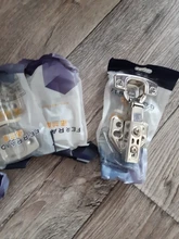 AOBT-bisagra de acero inoxidable para puerta de armario, amortiguador de bisagras hidráulicas, Cierre Suave, 1 Uds.